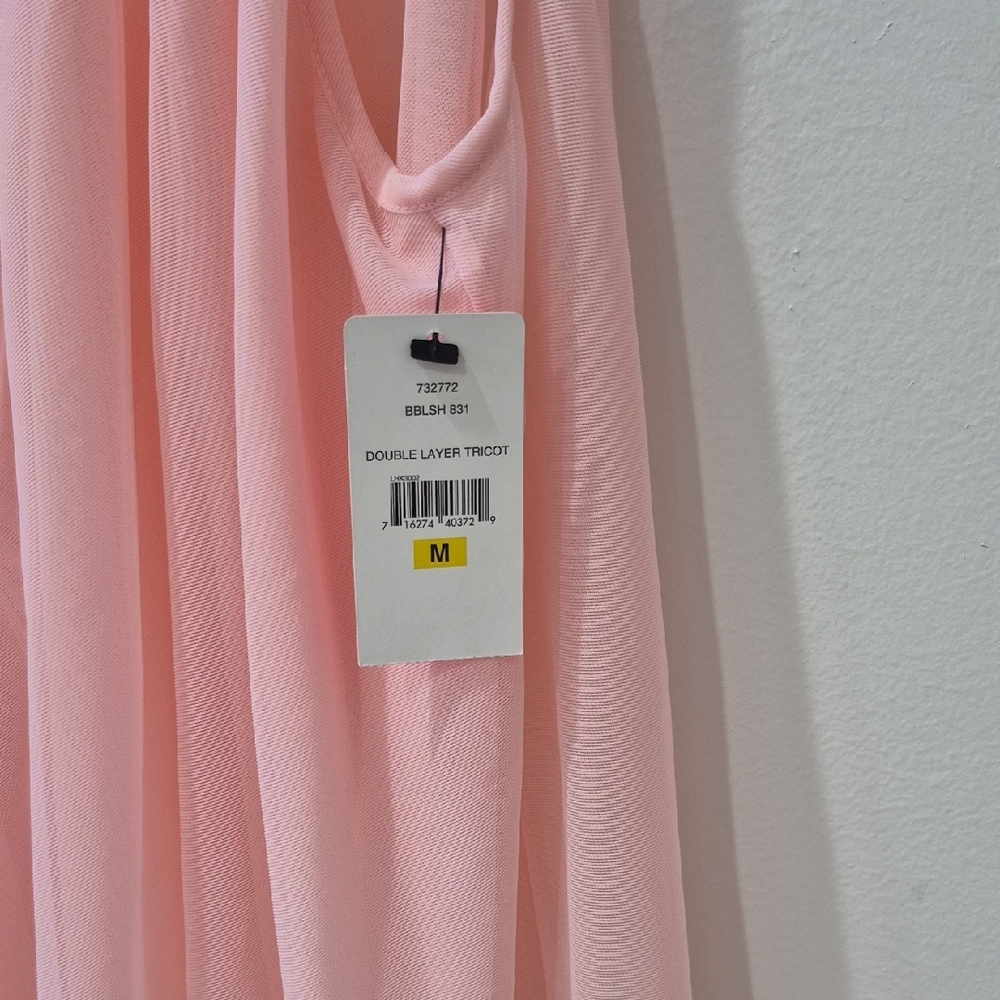 Betsey Johnson Pink Chemise with Black Accents - Picture 3 of 4